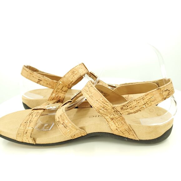 Vionic Amber Adjustable Strap Sandal 10 Tan/Brown - Picture 8 of 11